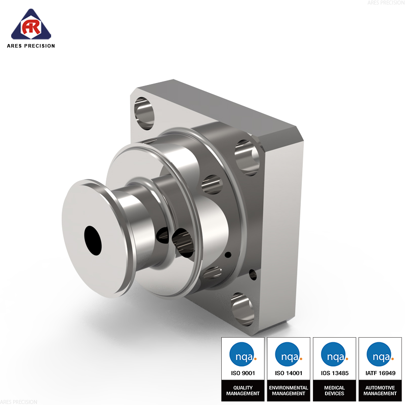 VCR金属垫片端面密封接头数控加工
